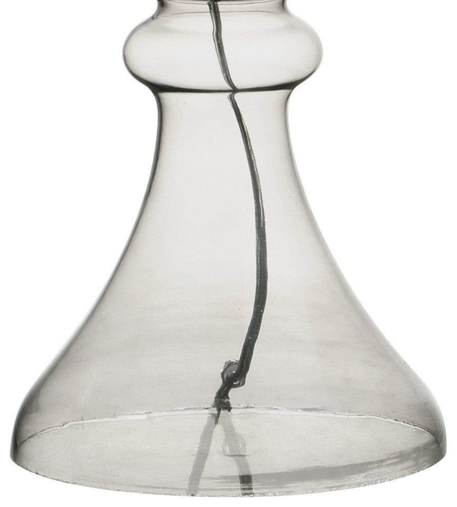 Madeline 35" Curved Glass Table Lamp