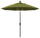 9' Bronze Collar Tilt Crank Aluminum Umbrella, Palm Pacifica