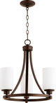 Lancaster 3-Light Chandelier, Oiled Bronze