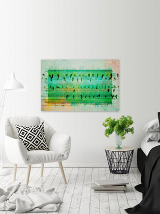 "Wire Nap" Fine Art Canvas Print, 36"x24"