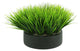 Grass Arrangement in a Round Fiberstone Planter