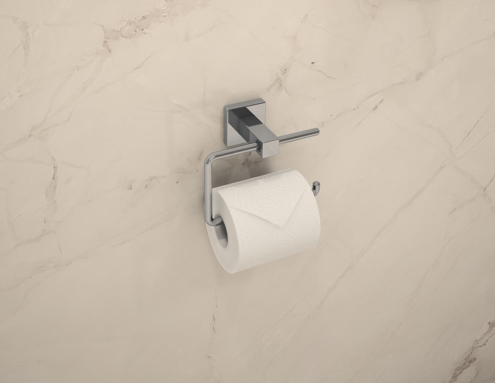 Duro Wall Mounted Toilet Paper Holder, Chrome