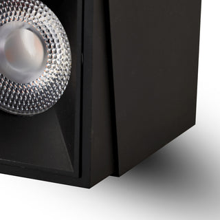 3.25" Square Integrated LED Surface Mounted Downlight Commercial Grade, Black