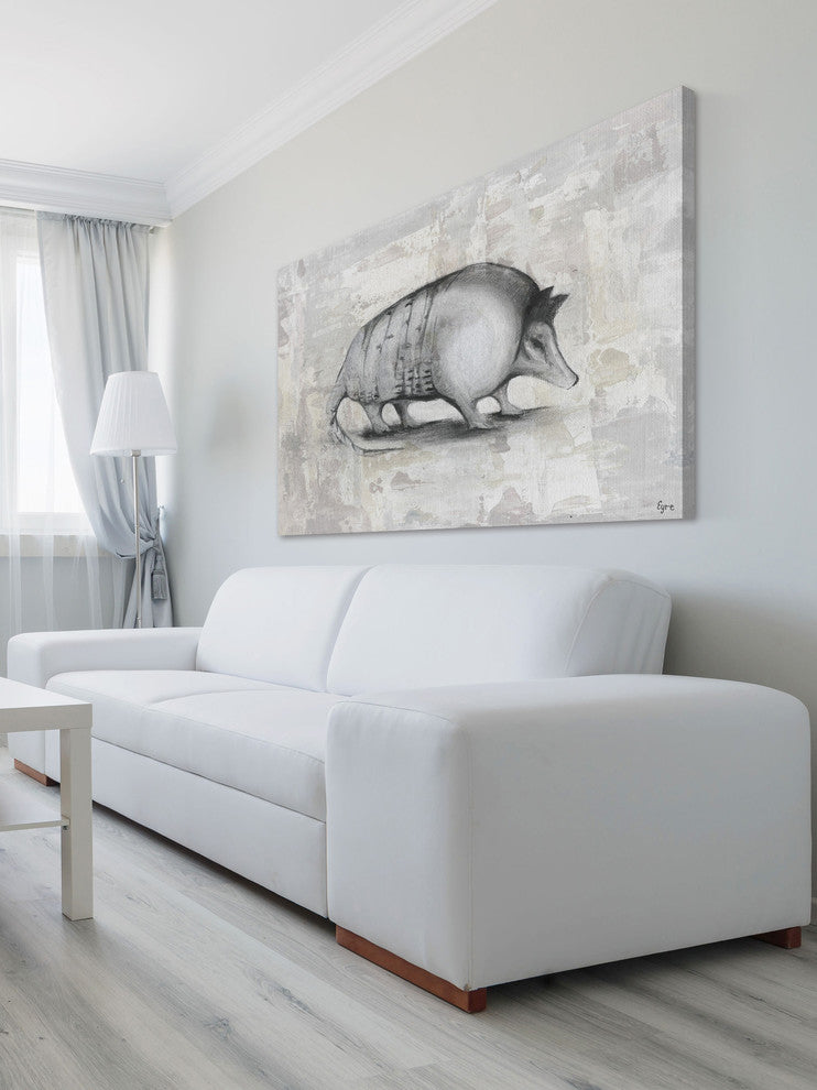 "Armadillo II" Painting Print on Wrapped Canvas, 24"x16"