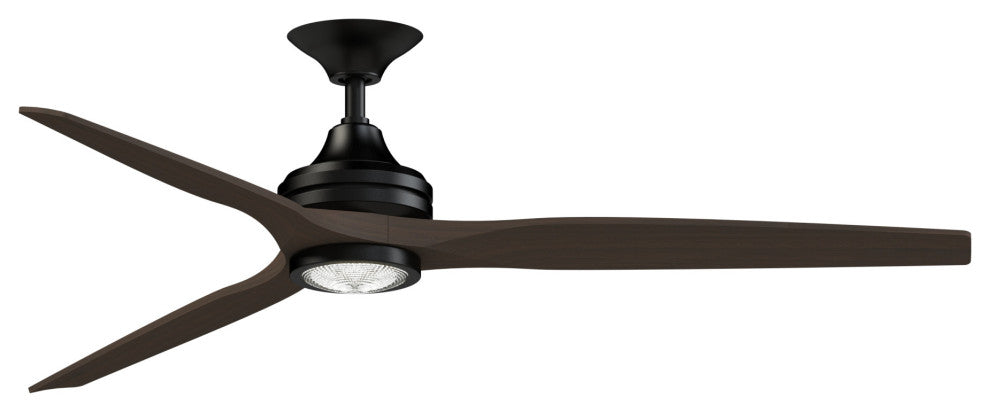 Fanimation Spitfire DC-KIT-64-LK Spitfire DC 64" 3 Blade Indoor / - Black /