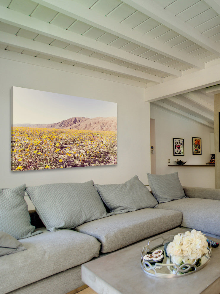 "Mountain View" by Morgan Hartley Painting Print Wrapped Canvas, 18x12