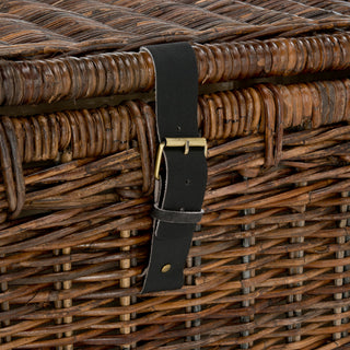 happimess Michael 35" Wicker Storage Trunk, Brown