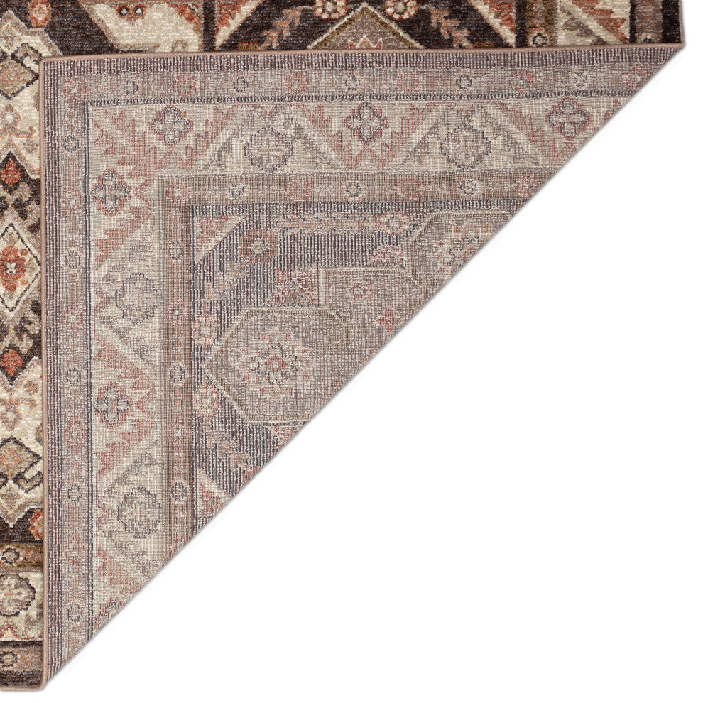 Ariana Floral Medallion Indoor Rug Earth 6'6"x9'4"
