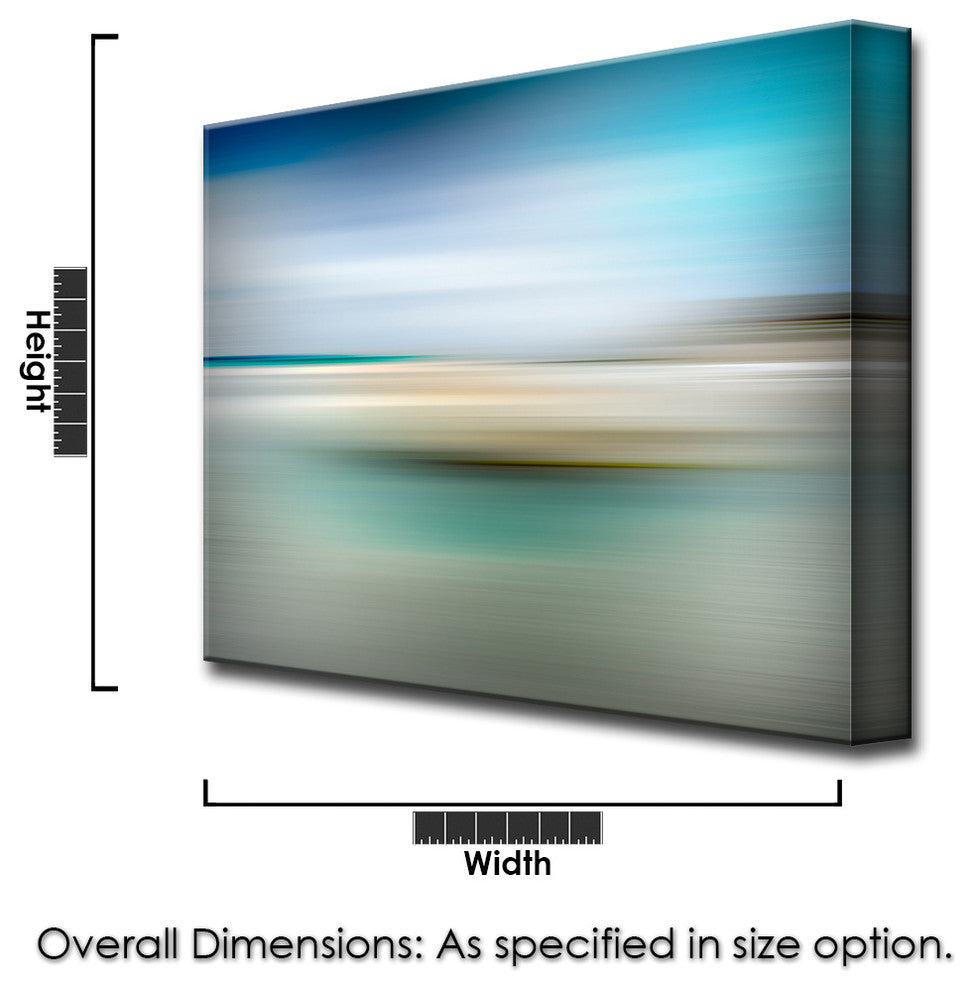 Ready2HangArt 'Blur Stripes XIII' Canvas Wall Art, 30 in. Highx40 in. Wide