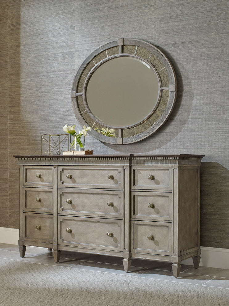 American Drew Savona Rococo Oval Mirror, Versaille 654-020