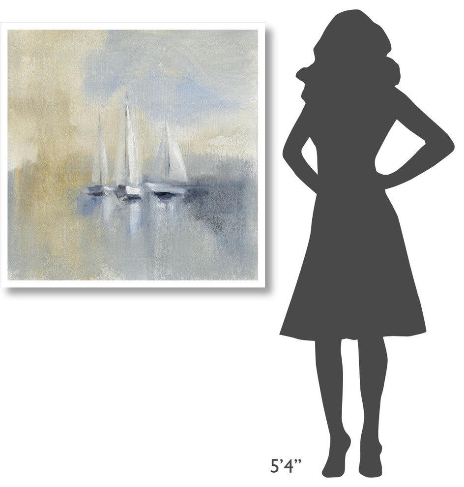 "Morning Sail I" Digital Paper Print by Silvia Vassileva, 38"x38"