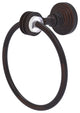 Pacific Grove Towel Ring with Dotted Accents, Venetian Bronze