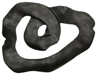 Swirl Wall Tile, Teak Wood, Assorted, Black