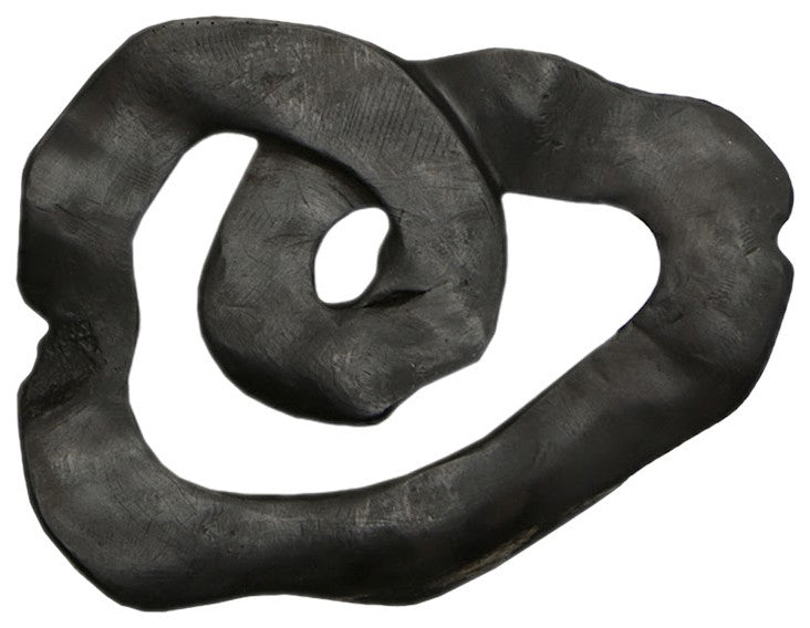 Swirl Wall Tile, Teak Wood, Assorted, Black