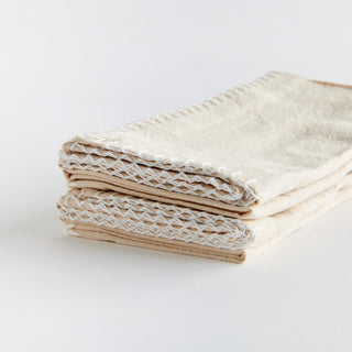 Taupe Napkin Sets, Stitch