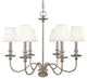Hudson Valley Menlo Park Six Light Chandelier 4036-AGB