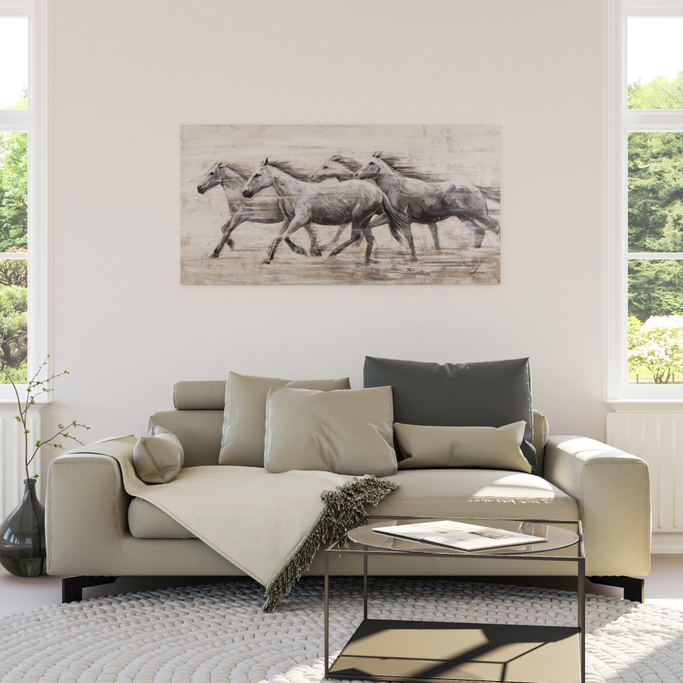 Yosemite Home Decor Horses in the Wind Decorative Art