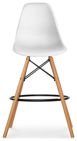 Pyramid Counter Stool, White, 2-Pack