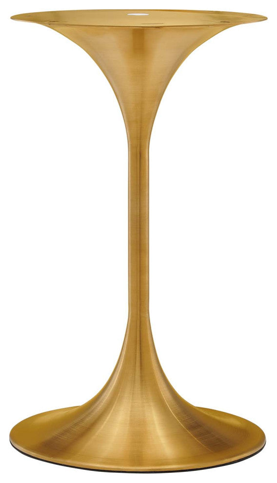 Sofa Side Table, Round, Gold Walnut, Metal, Modern, Lounge Hotel Hospitality