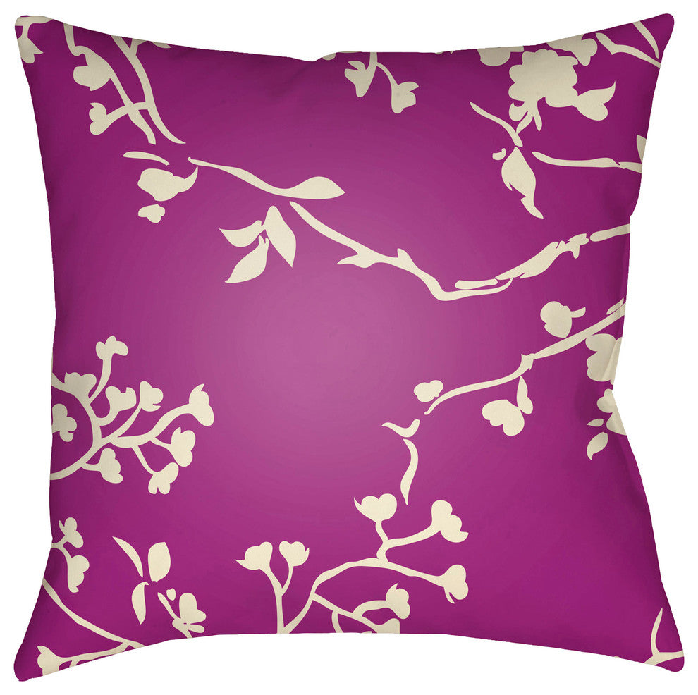 Chinoiserie Floral, 22x22x5 Pillow