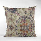 Plutus Multi-Color Mayan Damask Luxury Throw Pillow, 18"x18"