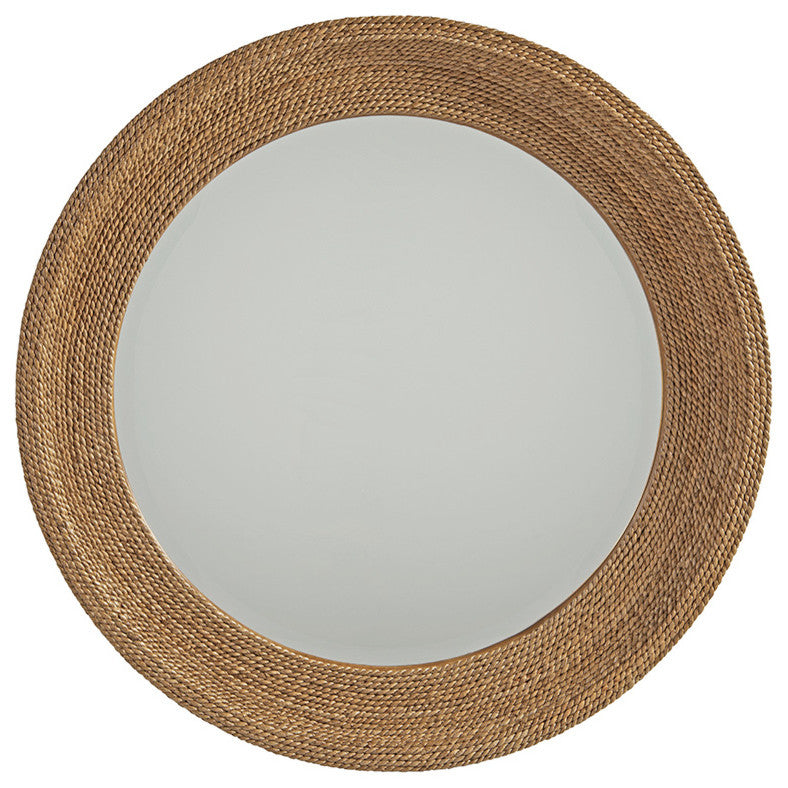 La Jolla Woven Round Mirror