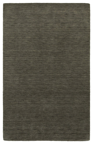 Arista Solid Charcoal Hand-Crafted Area Rug, 2'6"x8'