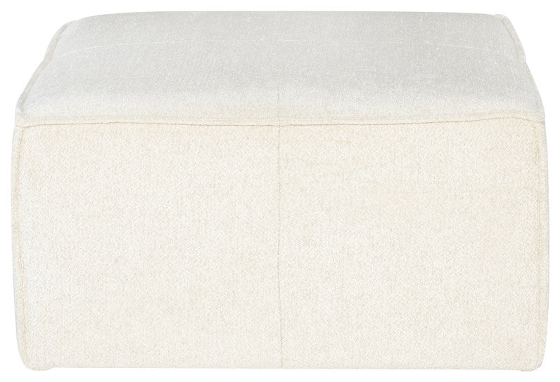 Santina Coconut Fabric Sofa Ottoman