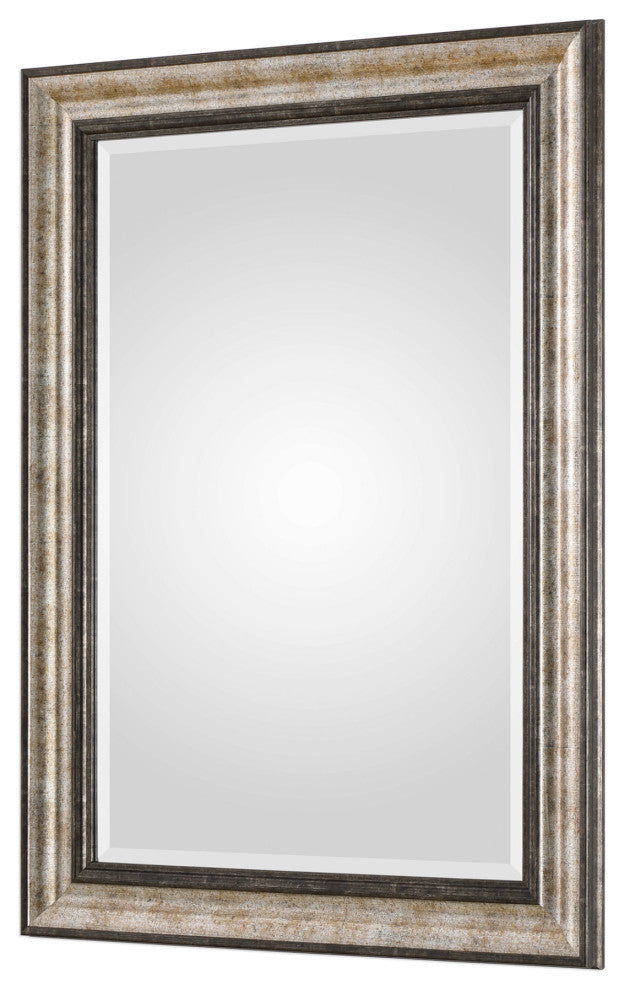 Uttermost 09366 Shefford 31" W x 43" H Rectangular Framed - Metallic Silver /
