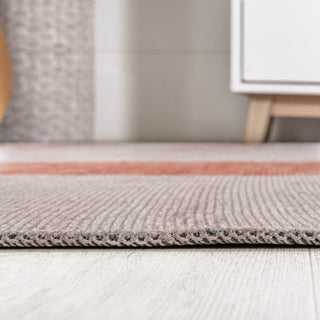 Raita Modern Distressed Stripe Machine-Washable Area Rug, 9x12