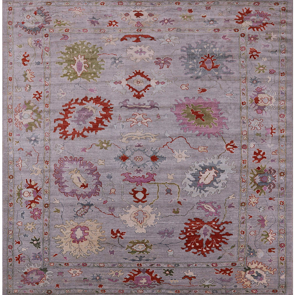 Ahgly Company Indoor Square Mid-Century Modern Area Rugs, 6' Square