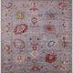 Ahgly Company Indoor Square Mid-Century Modern Area Rugs, 6' Square