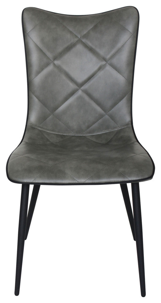 Industrial Josie Dining Chair Grey - M2 - Grey