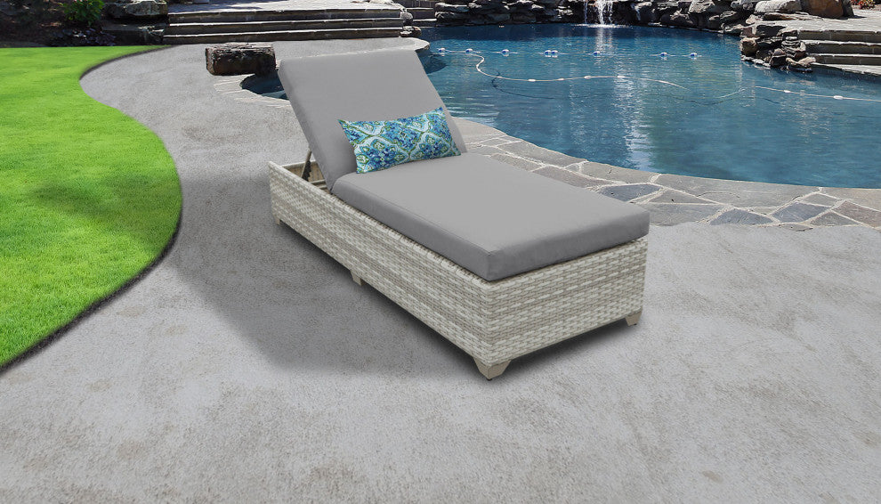 Fairmont Chaise Outdoor Wicker Patio Furniture