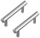Dowell Series 3001 Handles, 96mm/3.8" CTC, Brushed Satin/Silver, 10-Pack