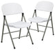 White Plastic Folding Chair