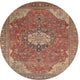 Ahgly Company Indoor Round Traditional Area Rugs, 3' Round