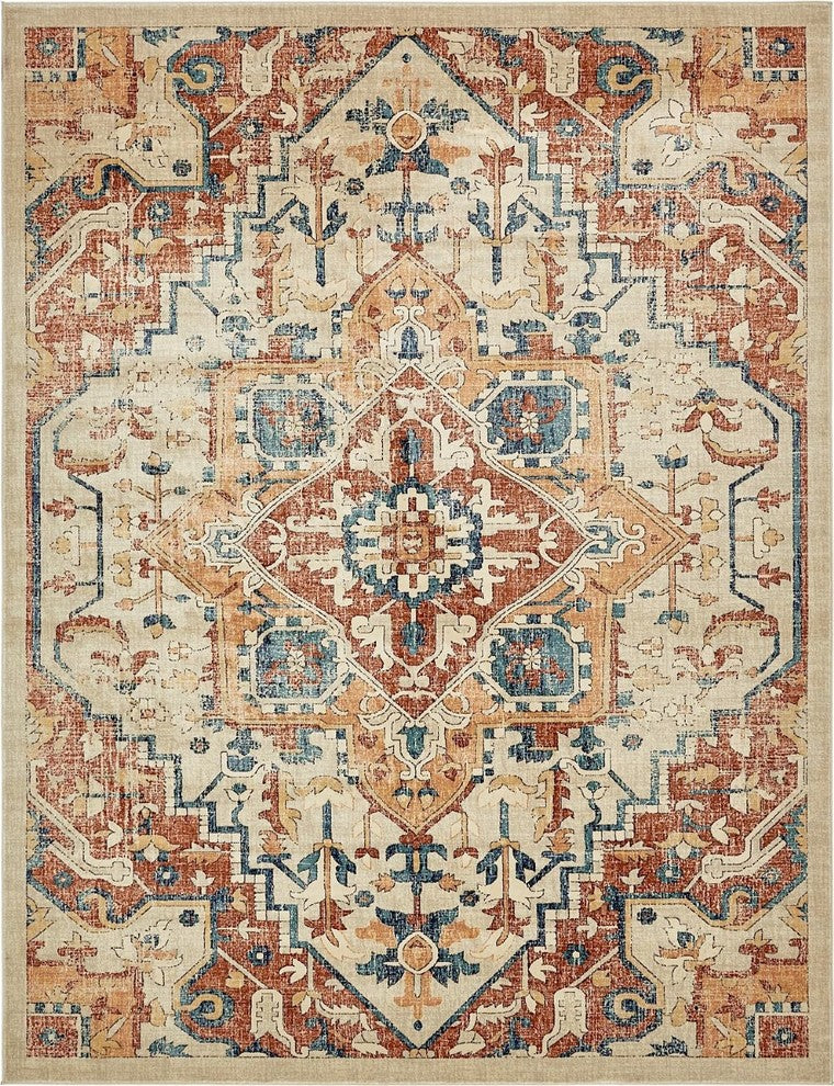 Traditional Alesund 10'x13' Rectangle Mushroom Area Rug