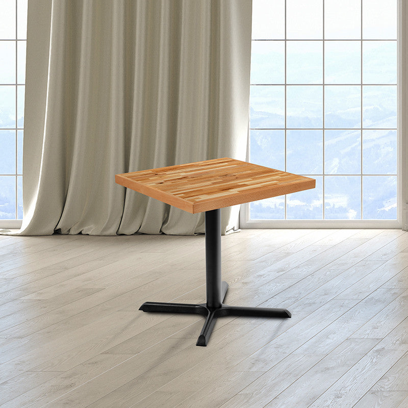 Square Butcher Block Style Table Top, 30"