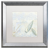 Color Bakery 'She Sells Seashells II', Silver Frame, White Mat, 16x16