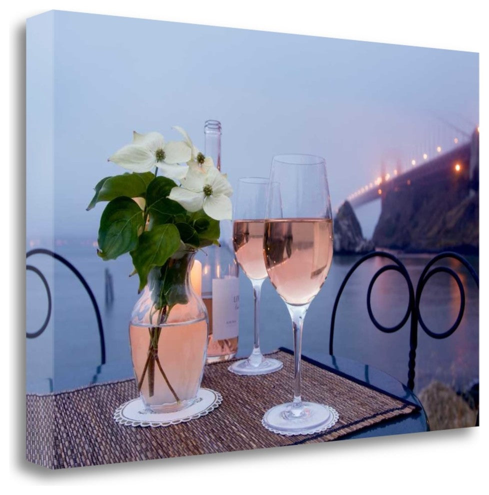 "Dream Cafe Golden Gate Bridge - 9" By Alan Blaustein, Gallery Wrap Canvas