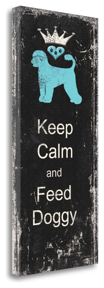 "Feed Dog" By Jo Moulton, Giclee Print on Gallery Wrap Canvas, Ready to Hang