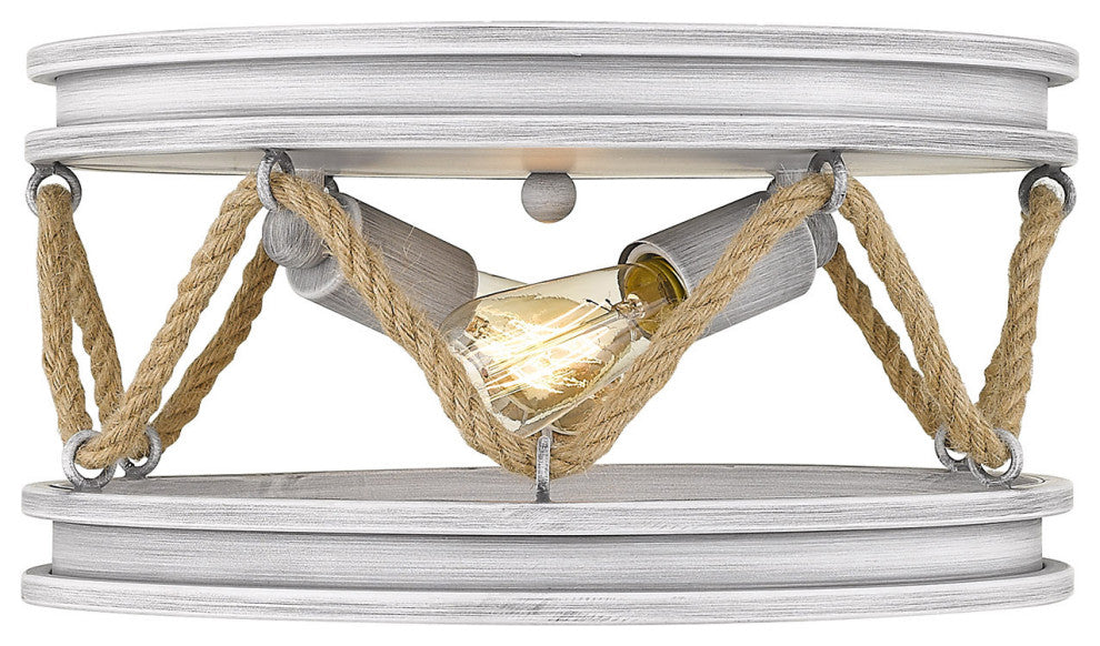 Chatham Flush Mount, Gray Driftwood
