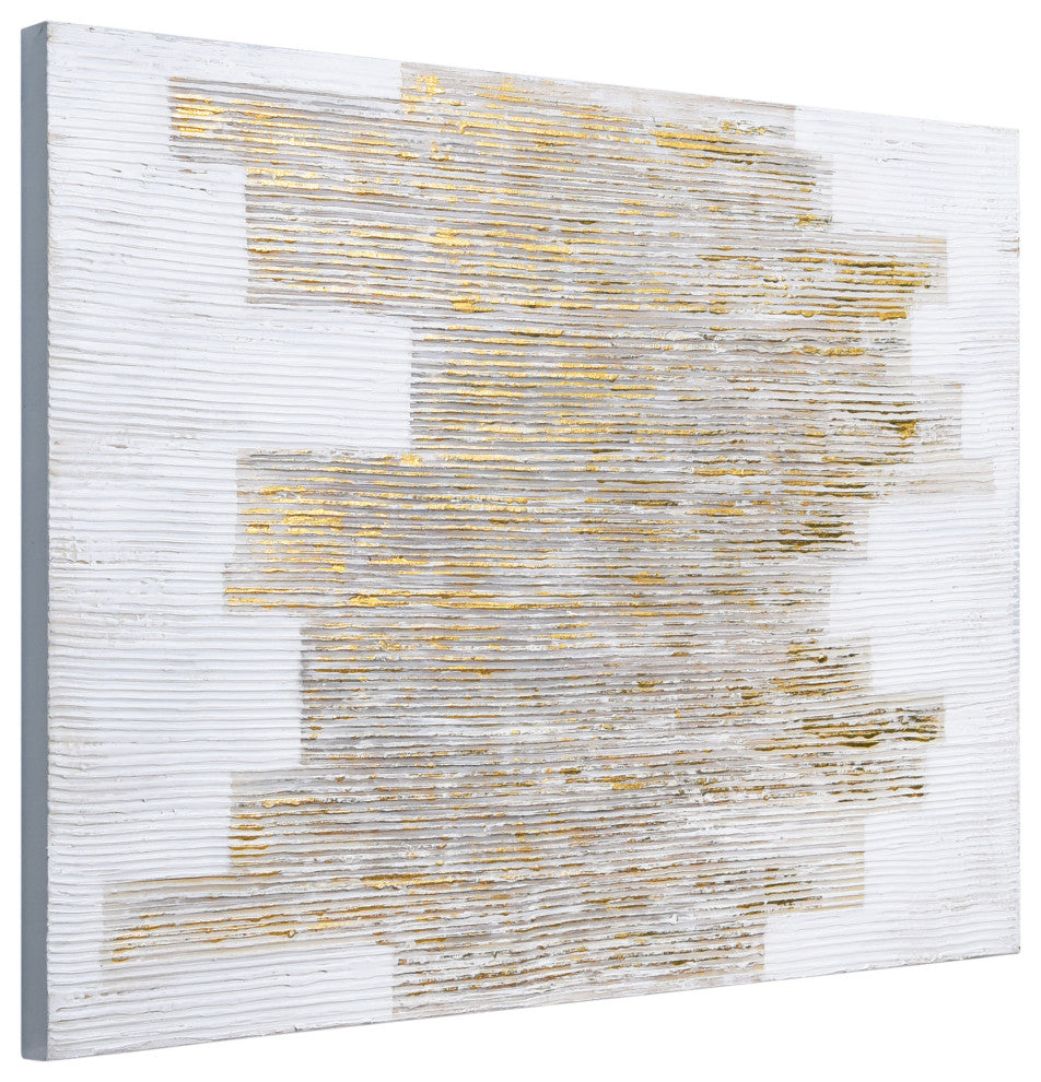 The City Textured Metallic Hand Painted Wall Art by Martin Edwards