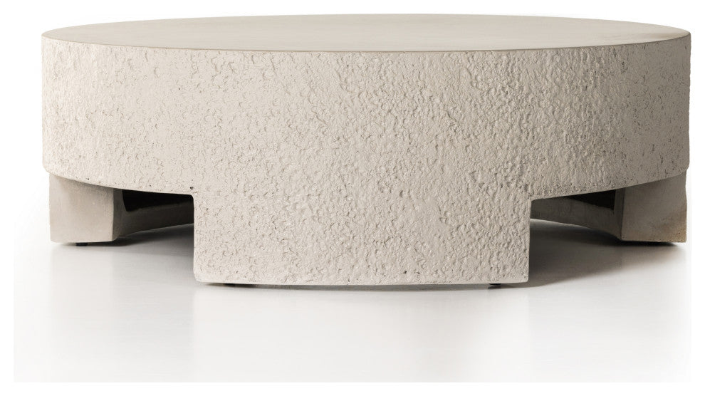 Kember Outdoor Coffee Table-Blanc White