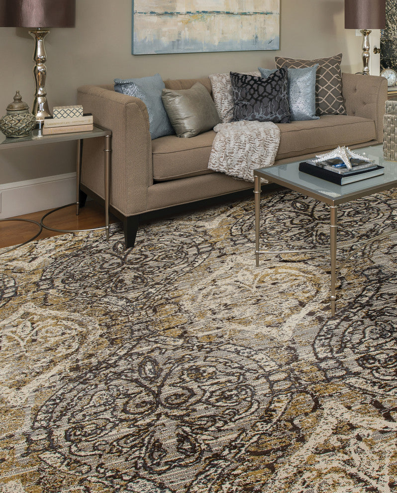 Karelia Elizabeth Linen 3'11"x5'11" Area Rug