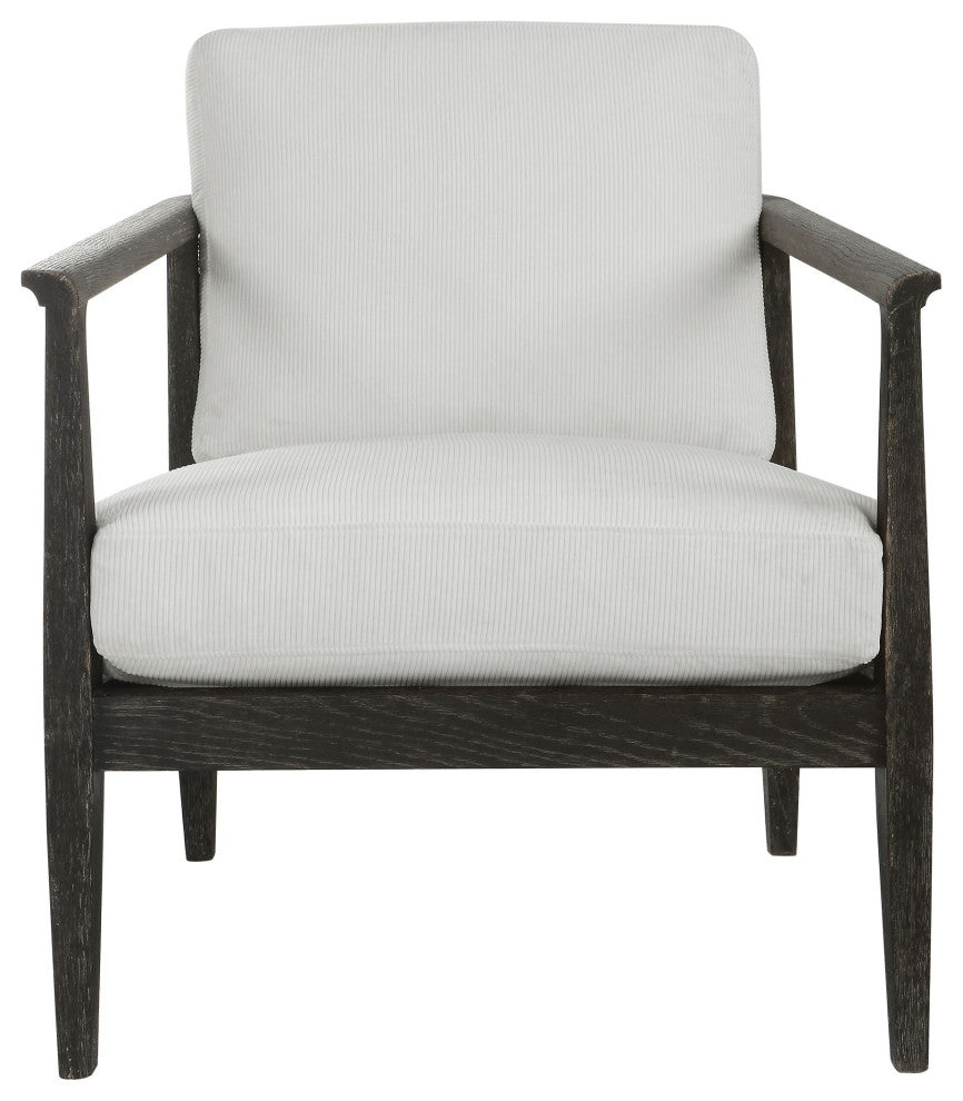 Uttermost Brunei White Accent Chair