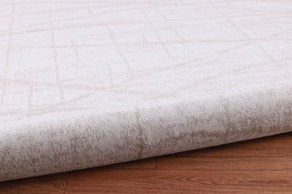 Low-Pile Pierce Ivory/Beige Rug, Ivory, 6'5"x9'5"