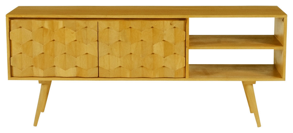 First of A Kind O2 Tv Cabinet Light Golden