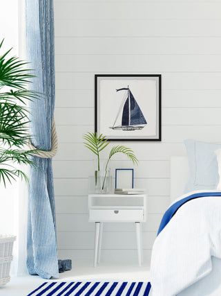 "Set Sail III" Framed Painting Prints, 32"x32"